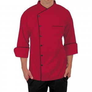 Men Raglan Sleeves Chef Jacket